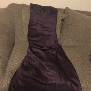 Lovely Plum Color David’s Bridal Formal Gown Sz 2